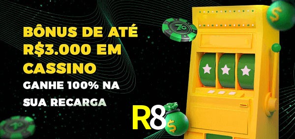 R8 melhor bônus de depósito